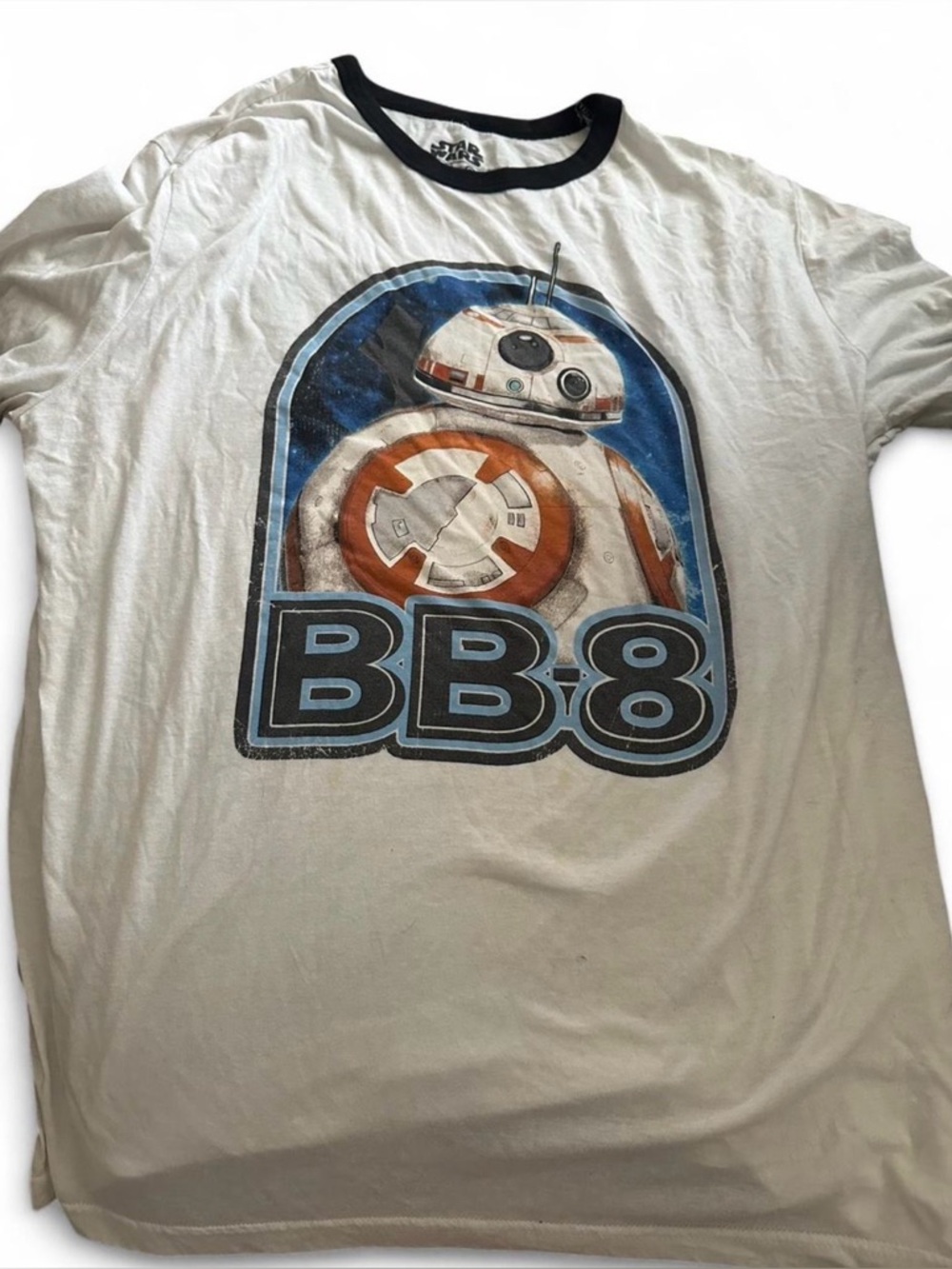 White Star Wars BB-8 T-shirt